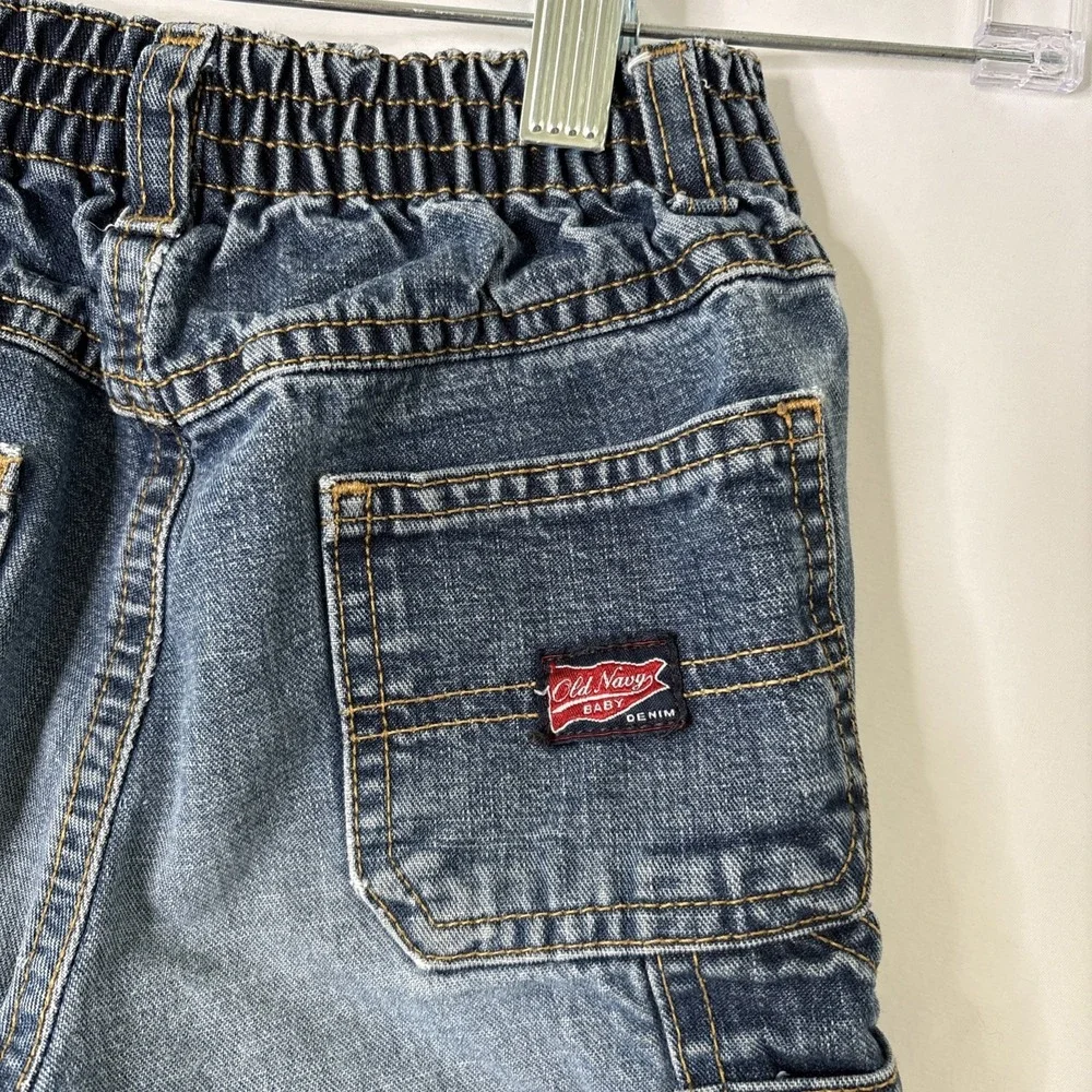Vintage Old Navy Baby Denim Boys Shorts Size 5T Blue Jeans‎ READ